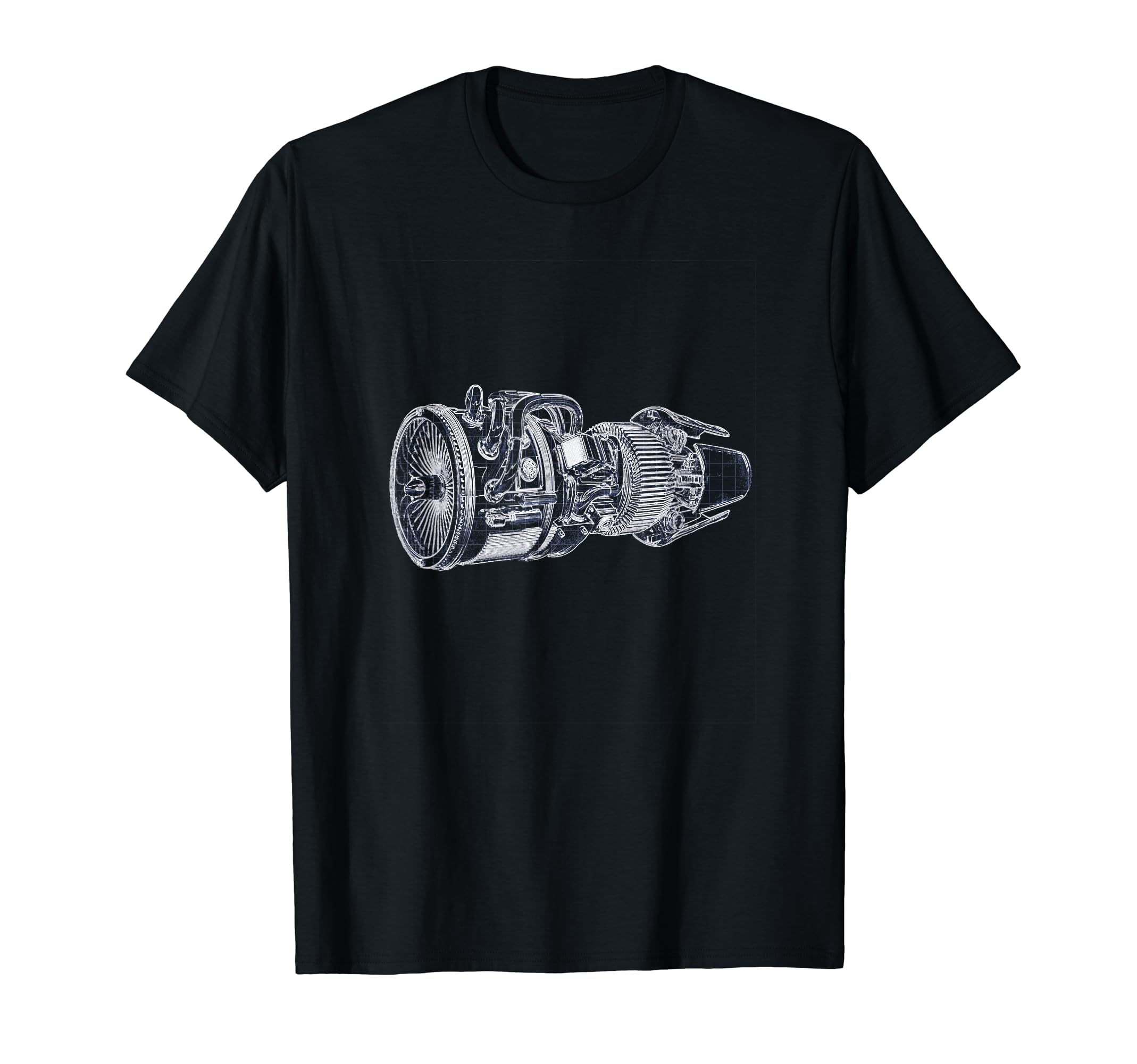 mite　JET'AIME  tee Amazon.com: Jet Engine Blueprint Amazing T-shirt - Engineers