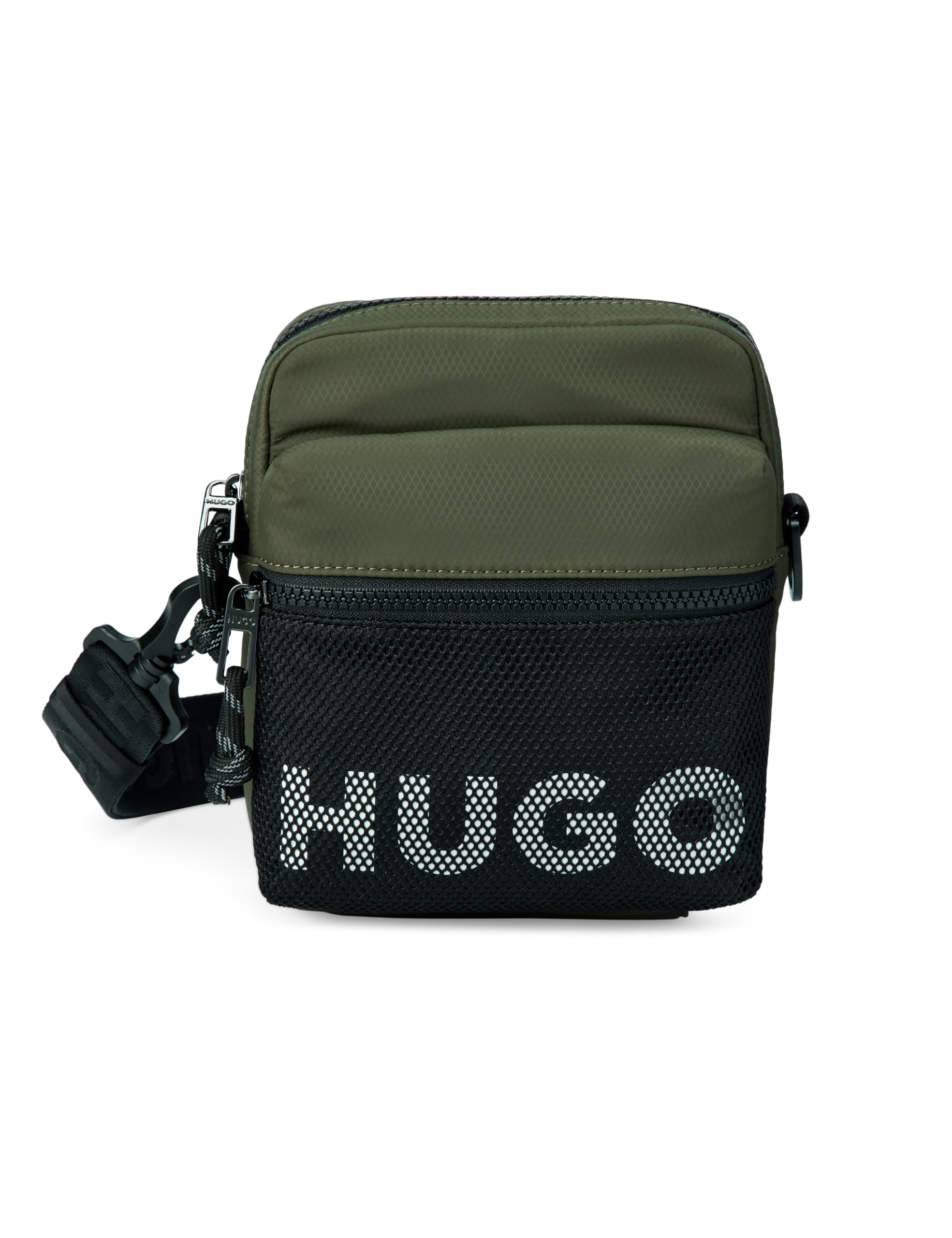 

                                                    HUGO Mesh Logo Small Crossbody Bag, spinach green,