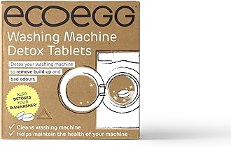 Ecoegg Washing Machine & Dishwasher Cleaner | Detox Tablets - 6 Month Supply | Deep Clean, Odour Removal | Fits All Machines | Cost-Effective | De-Scales
