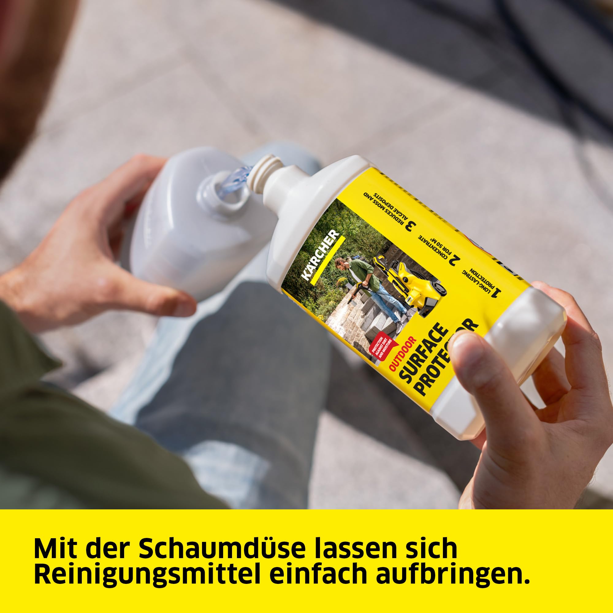 Kärcher Hochdruckreiniger K 3 FJ Home, Druck: max. 120 bar, Inkl. Schaumdüse für gut haftenden Schaum und höchste Schmutzlösekraft & HomeKit, gelb