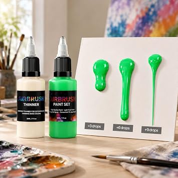 Model Paint Set 28 Colors 30ml/1.0 Oz Each with 2 Thinners