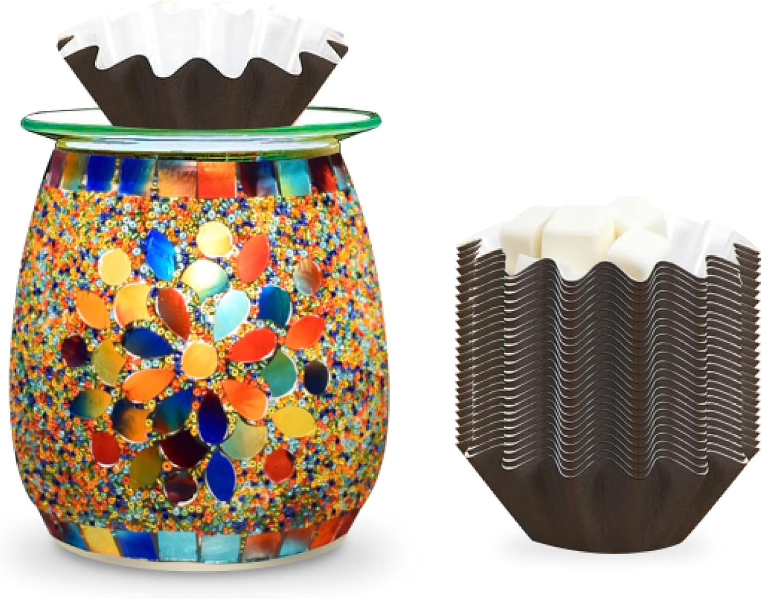 Flippins, Wax Melt Warmer Liners, 10 Reusable Liners, Change Your