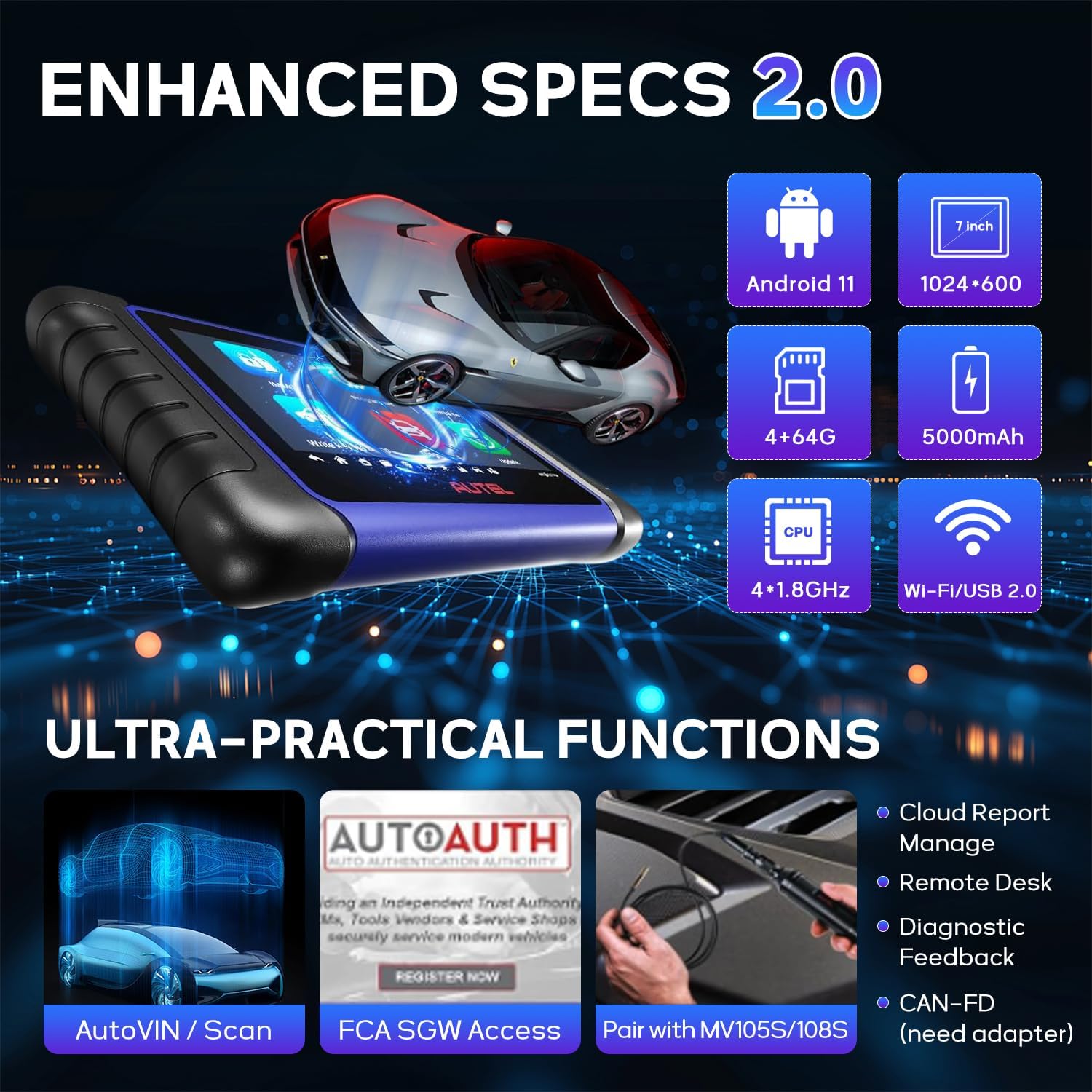 Amazon.com: Autel IM508S Scanner Programmer Tool Full OBDII