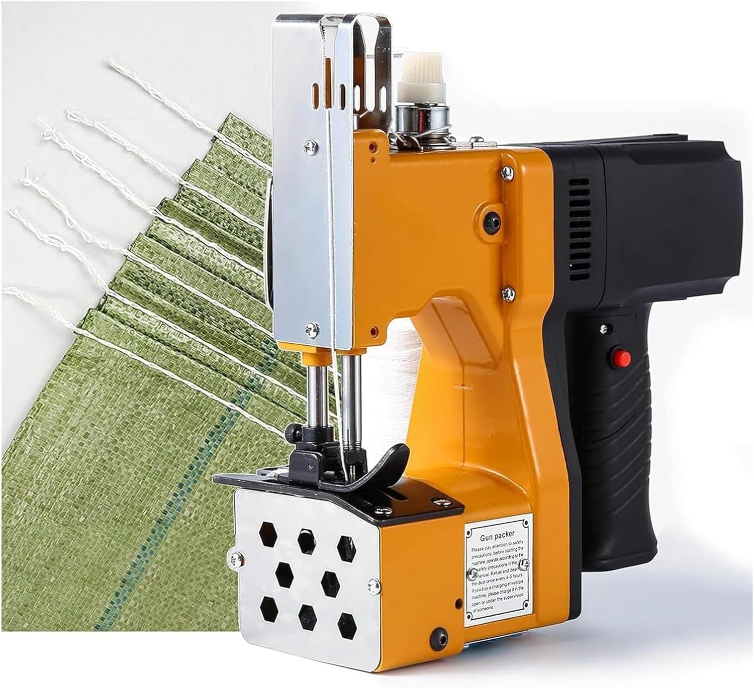 Bag Closer Closing Machine,Bag Stitching Machine 210W Industrial Sewing Machine Bag Sealer