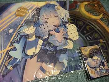 ホロライブ 星街すいせい ダークドレス スリーブ プレイマット 混沌の女神様 ホロライブ 星街すいせい ダークドレス スリーブ プレイマット