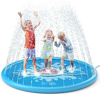 Brastoy Piscina Chafariz Infantil 170cm Splash Sprinkler Pad (Tubarões)