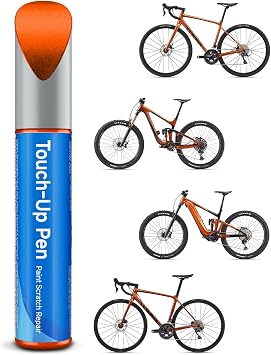 Amber Glow Gloss#FF6E25 Bike Touch Up Paint Compatible with Giant Exact Match Bike Paint for Scratched or Chipped Bike Frames