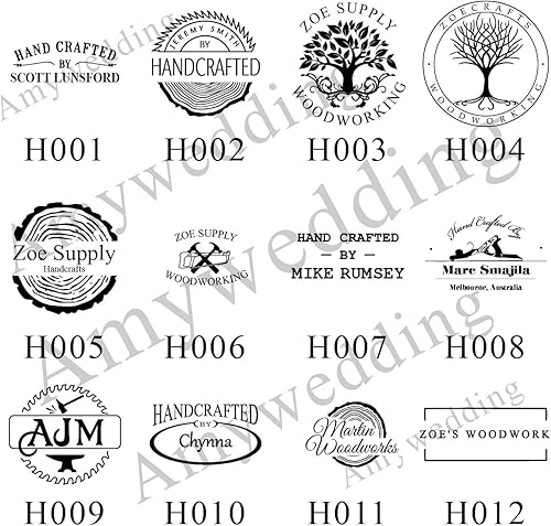 Miniatura 2 de Logotipo personalizado de madera con logotipo de hierro, sello de hierro de marca de cuero duradero (3.5 x 3.5)