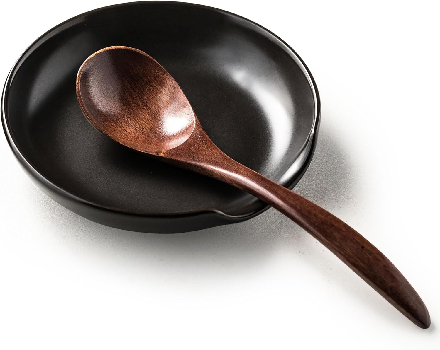 Spoon Rest for Stove Top for Multiple Utensils, Cooking Spoon Rest & Spoon Holder for Stove Top, Kitchen Utensil Holder for Spoons, Ladles, Tongs & Spatula, for Christmas, Black