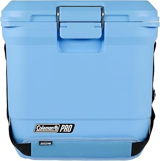 Coleman PRO Hochleistungs-Kühlbox | 24L - 52L Fassungsvermögen | Hält EIS bis zu 5 Tage lang | Vollschaumisolierung | Große, tragbare Eisbox für den harten Einsatz im Freien & auf Baustellen