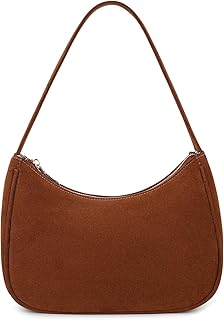CYHTWSDJ Shoulder Bags for Women, Cute Hobo Tote Handbag Mini Clutch Purse with Zipper Closure