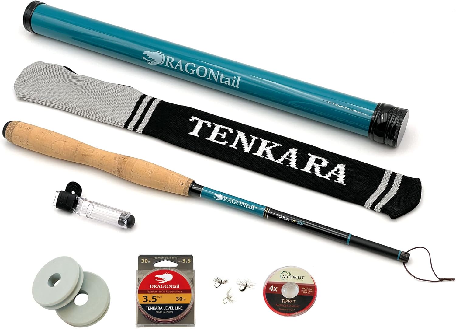 DRAGONtail Kaida zx320 Multi-Length Tenkara Pack Rod