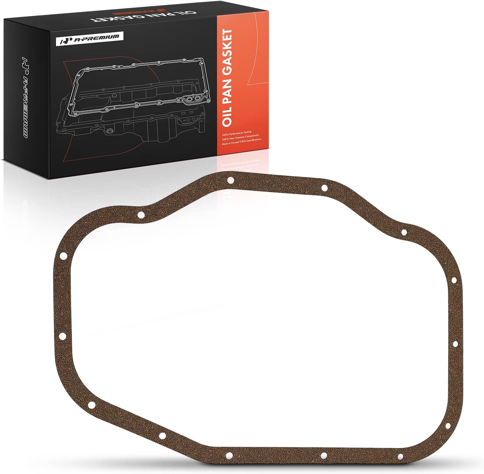 4.0L Engine Oil Pan Gasket Set, Compatible with Lexus GS400 1998-2000, LS400 1990-2000