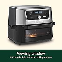 Vista 5 de Cuisinart Freidora de Aire, Olla de Acero Inoxidable de 9 Cuartos con 6 Ajustes Preestablecidos para Asar, Hornear, Asar a la Parrilla, Freír al