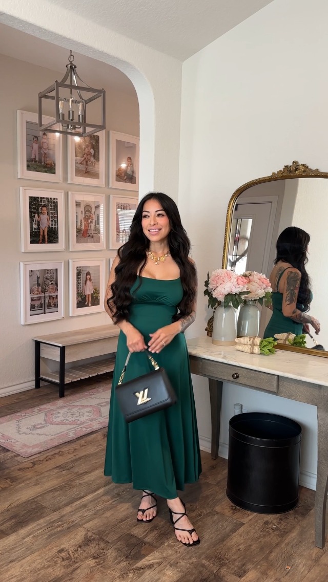 Watch Emerald green dress for women on Amazon Live Watch Emerald green dress for women on Amazon Live