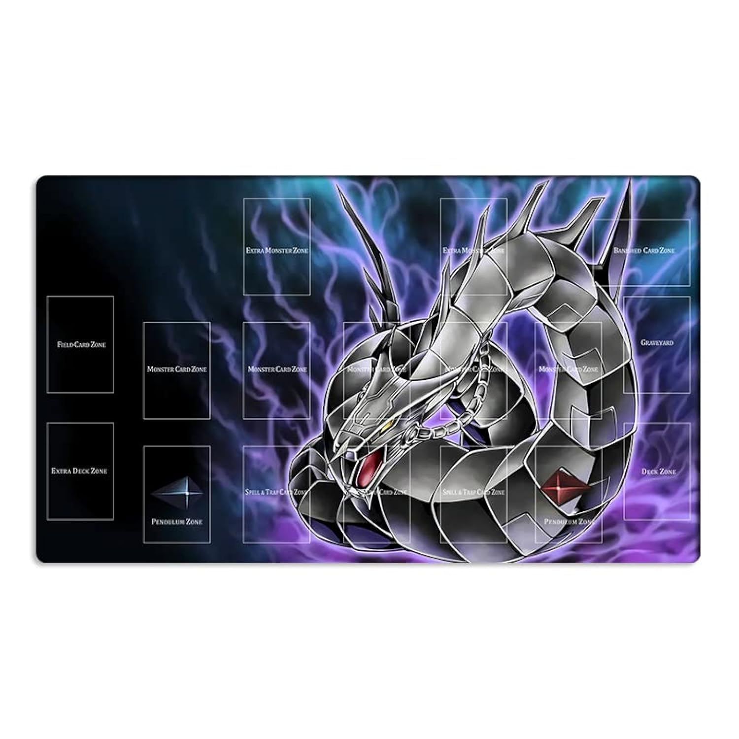 Mlikemat New Playmat Dark Magician Girl Duel Battlefield TCG CCG Mat + Free Bag (ZD014-640-A)