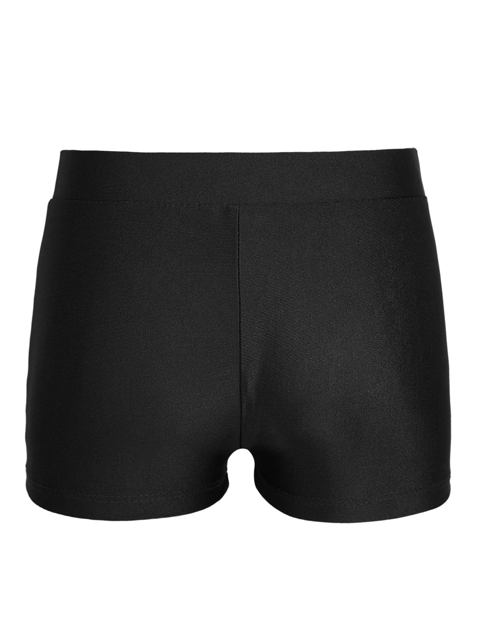 Maillot De Danza Gimnasia para Niñas Leotardo Manga Larga Y Leggings Cortos De Elásticos + Banda para El Cabello