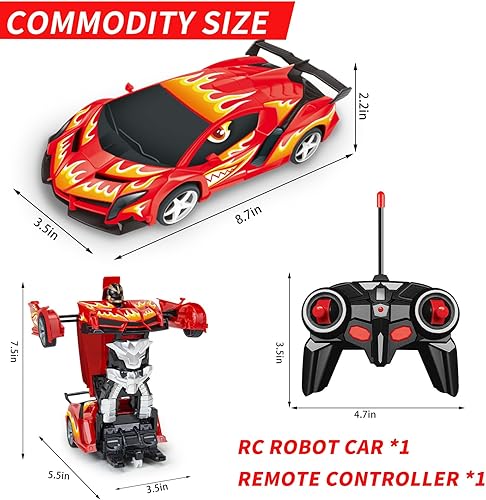 Miniatura 5 de Bloolilies Auto a control remoto para niños y niñas de 4 a 7 años de 8 a 12 años, regalos de cumpleaños de Pascua, rojo, amarillo, rosa, autos a