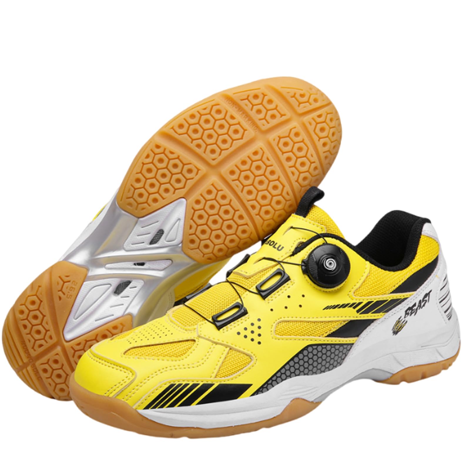 Zapatos De Bádminton,Zapatillas de Voleibol para Hombre y Mujer,Zapatillas De Tenis De Mesa,Zapatos de Squash,Antideslizantes,para Squash,Tenis de Mesa,ráquetbol y Voleibol
