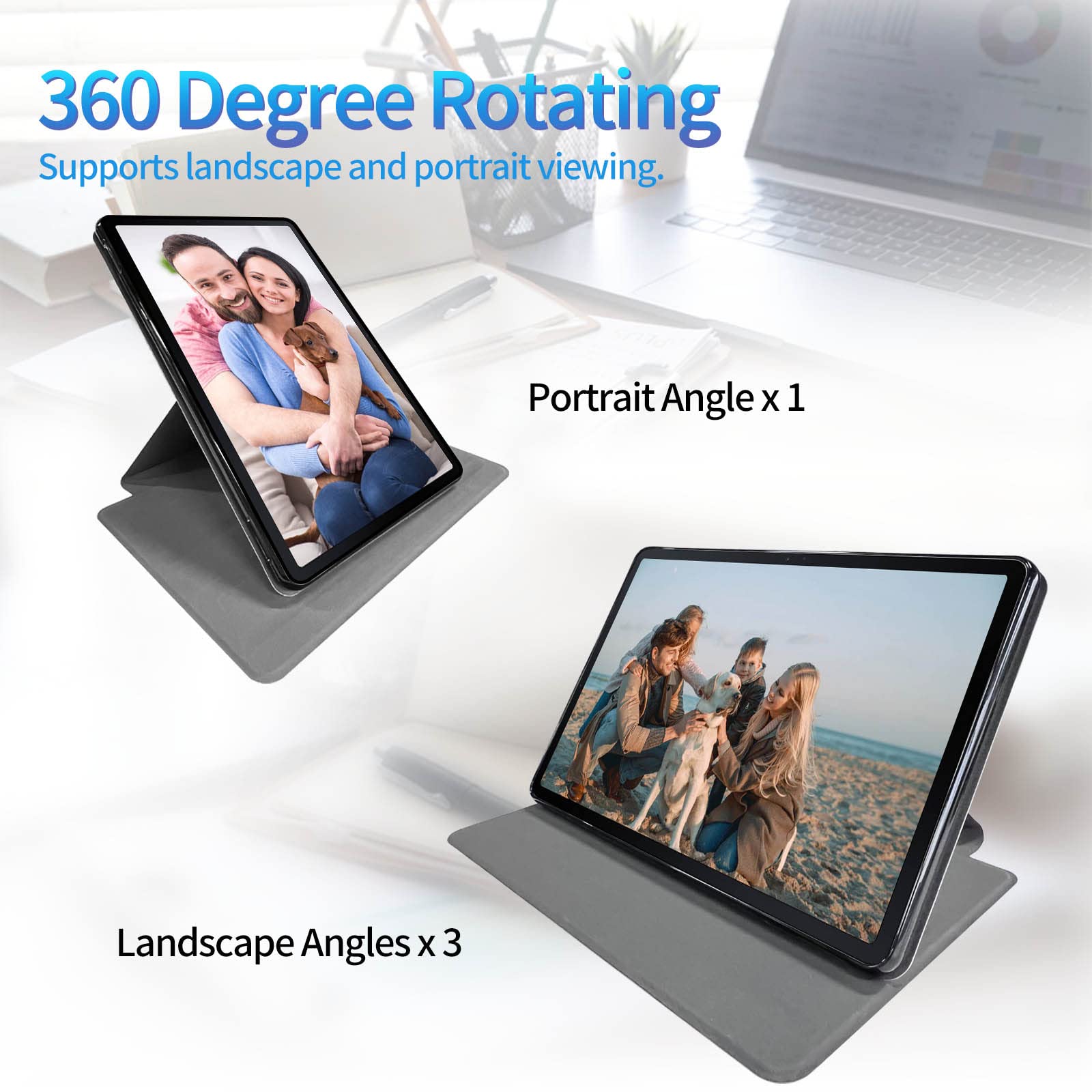 Amazon.com: 360 Degree Rotation Case for All-New Kindle Fire HD 8