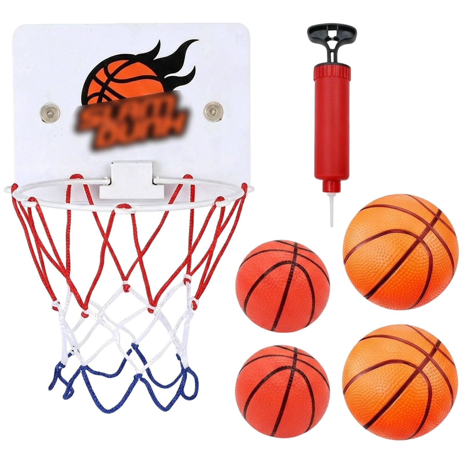 Mini Basketball Hoop, Indoor Basketball Set with 6 Mini Hoop Accessories, Kids Basketball Hoop for Bedroom and Indoor Play, Basketball Hoop for Kids for Bedroom Hallway Living Room