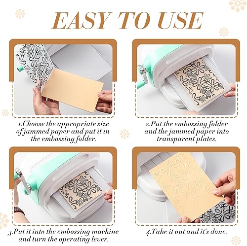 Miniatura 3 de Geiserailie 8 carpetas de estampado en relieve, plantilla de máquina de gofrado, tarjetas de papel, carpetas de corazón para hacer tarjetas, álbumes