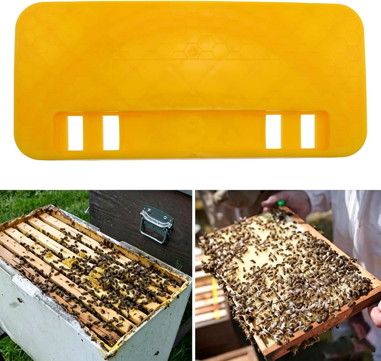 Honey Uncapping Tank Holder Honey Bucket Scraper Tool Beekeeper Flat Honey Shelf for Cleaning Beehive Frames for All 5- or 6-Gallon Buckets image 5