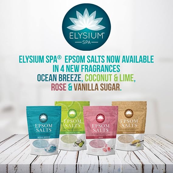 Elysium Spa Ocean Breeze Epsom Salts 450g For soothing & Relaxing Bath