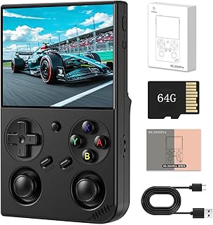 New RG35XX pro Retro Handheld Game Console, 3.5" IPS Screen Portable Video Game Console ,Linux System with Colorful Double...