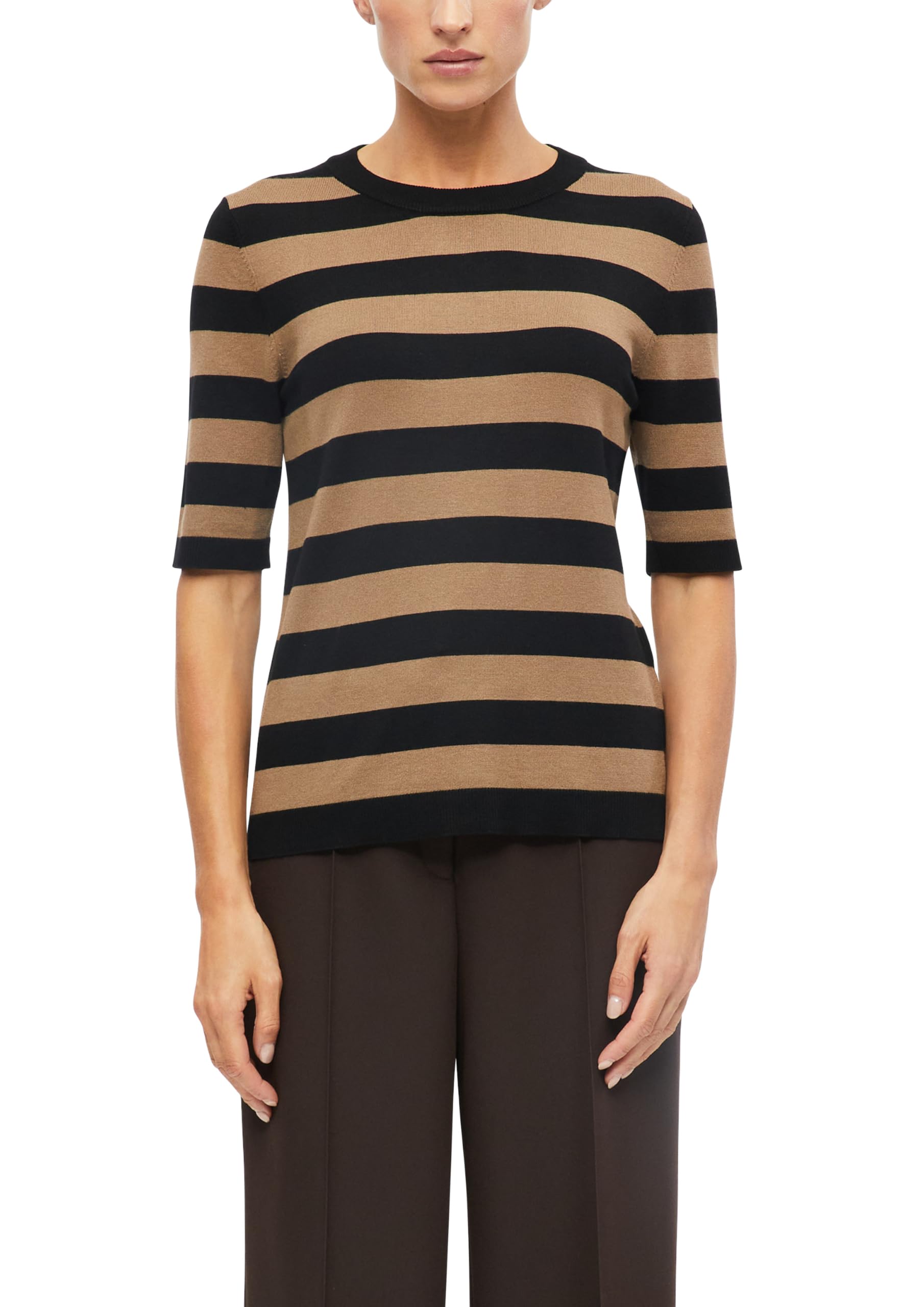 s.Oliver Black Label Damen 2180991 Strickpullover Kurzarm