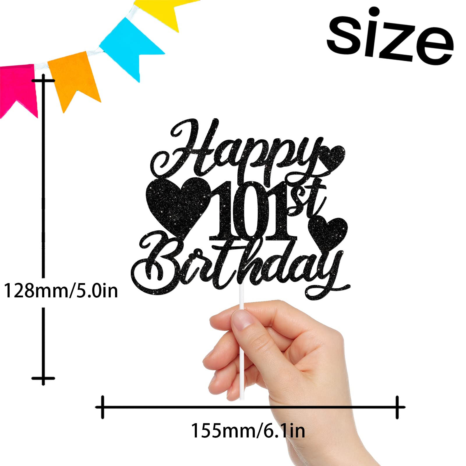 Alien Baby Cake Topper - Space Theme Birthday Decoration For Boys & Girls, 6.3x6 Inch, Pre-Assembled, Food Safe Cardboard - View #10
