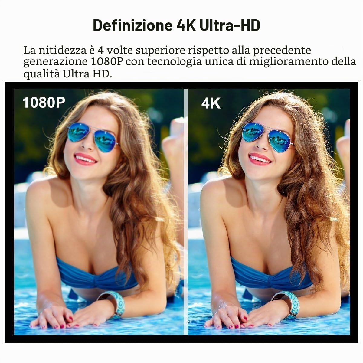 Action Cam 4K, WIFI Sport Action Camera Full HD 16MP/12MP, Fotocamera Subacquea 4k Impermeabile WebCamera 170°Grandangolare 2.0" Schermo LCD con Vari Accessori Kit, Nero