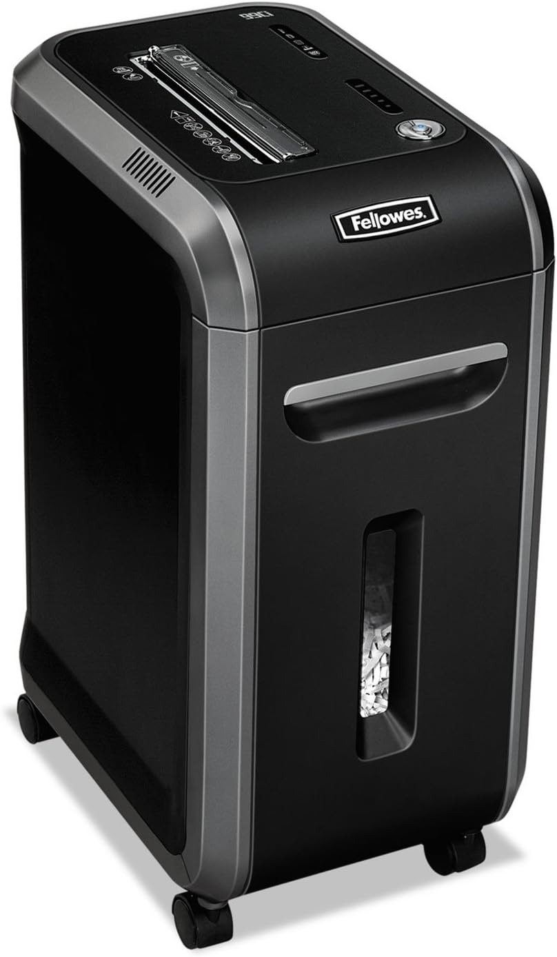 Fellowes 3229901 Powershred 99Ci 100% Jam Proof Heavy-Duty Cross-Cut Shredder, 18 Sheet Capacity