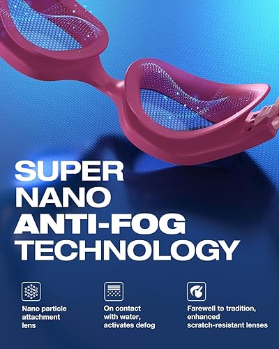 Miniatura 6 de ZIONOR G1 Nava Super Anti-niebla Gafas de natación unisex espejolente de humo brillante