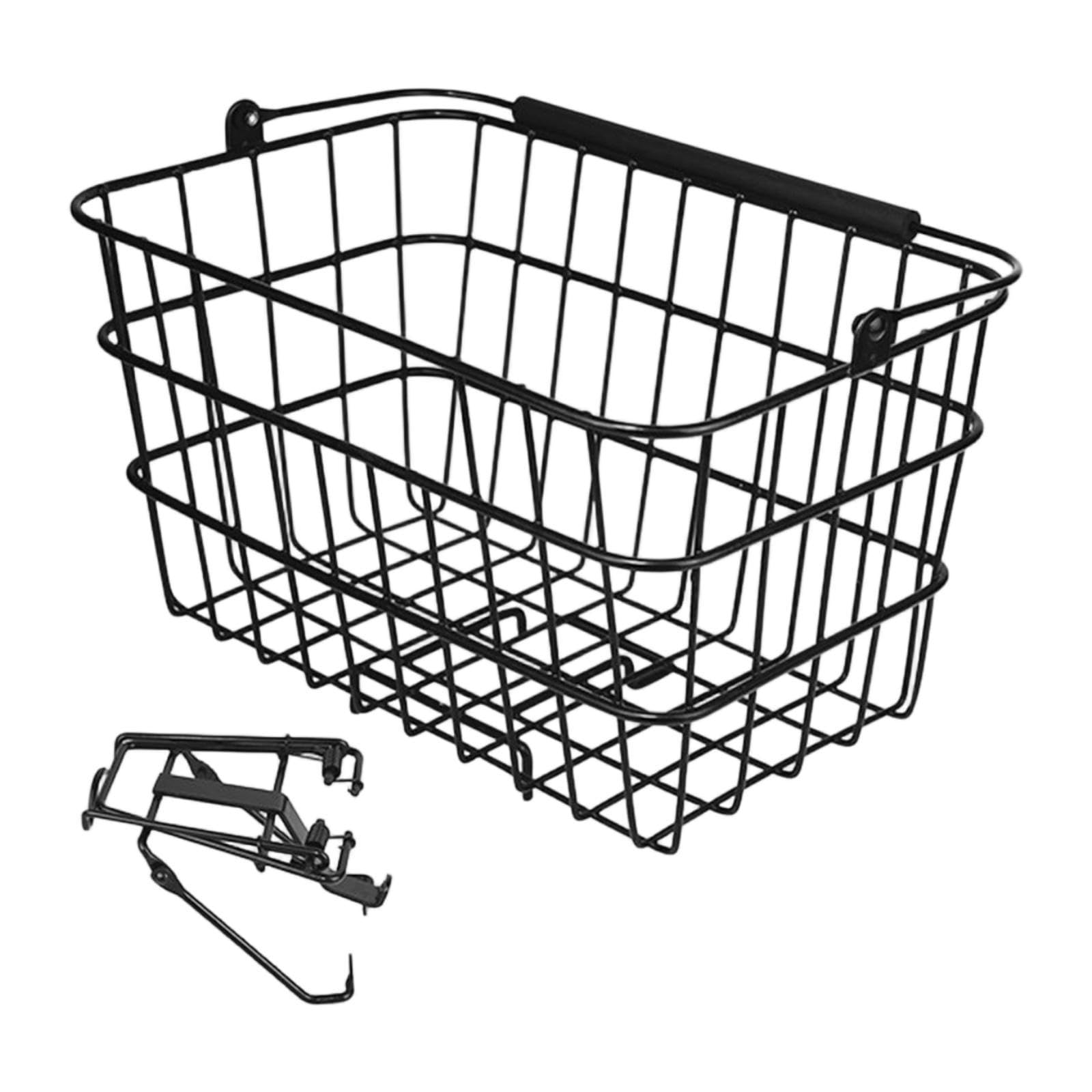 Panier Velo Pliant 10Kg Max pour Courses Enfant | acier robuste, montage rapide, usage quotidien