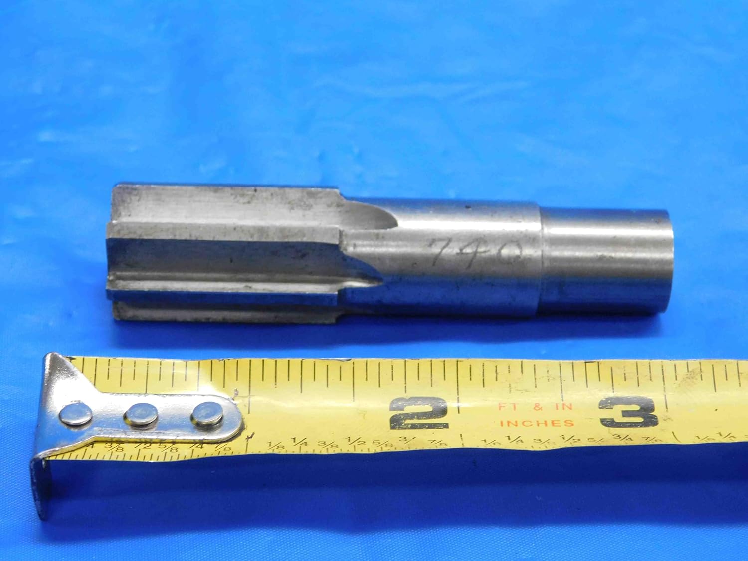 0.7375 O.D. HSS Chucking Reamer 6 Flute .7375 47/64 .7500 -.0125 Undersize - RB1736BKDN