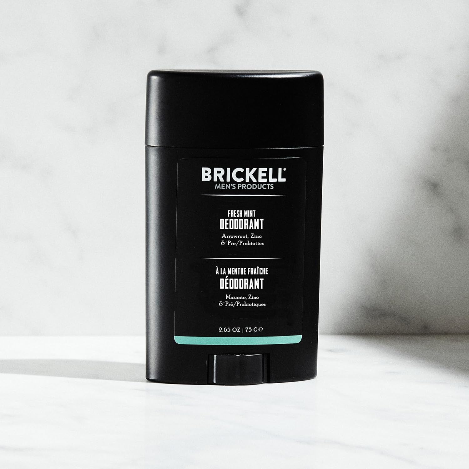 Brickell Men's Products Natural Deodorant For Men, Natural and Organic, Aluminum, Alcohol, and Baking Soda Free, 2.65 Ounce, Fresh Mint - Image 2