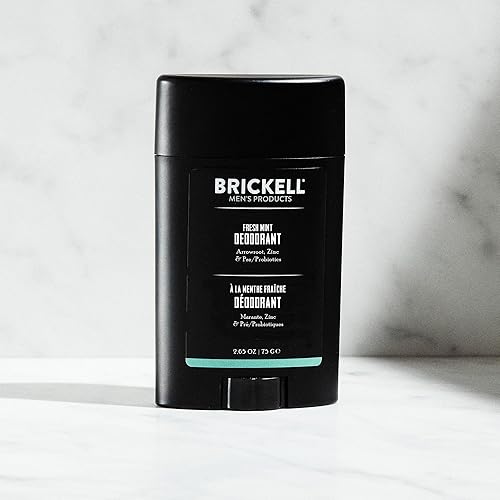 Miniatura 10 de Brickell Men's Products Desodorante natural para hombres, natural y orgánico, sin aluminio, alcohol ni bicarbonato de sodio, 2.65 onzas, eucalipto y