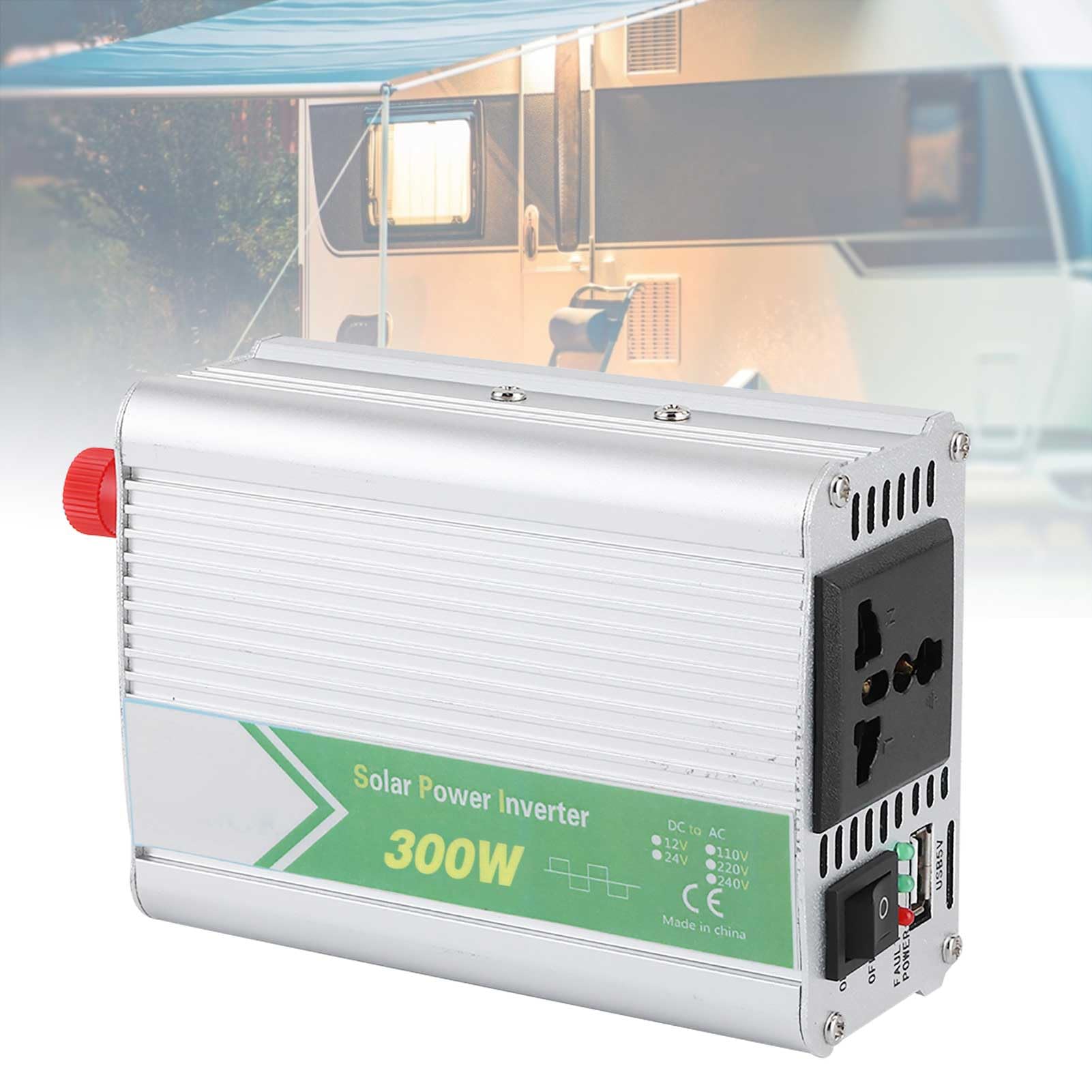 Generic Convertitore per Auto da 300 W da DC12V a AC220V con Monitoraggio Intelligente Ed Efficiente Dissipazione del Calore