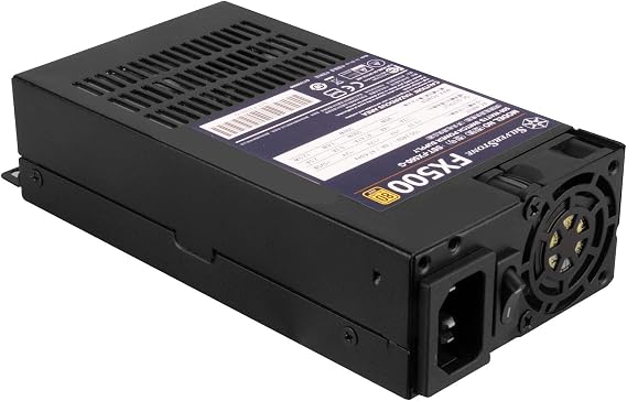 Silverstone Technology FX500-G, 500W Flex ATX 80 Plus Gold Power Supply, SST-FX500-G