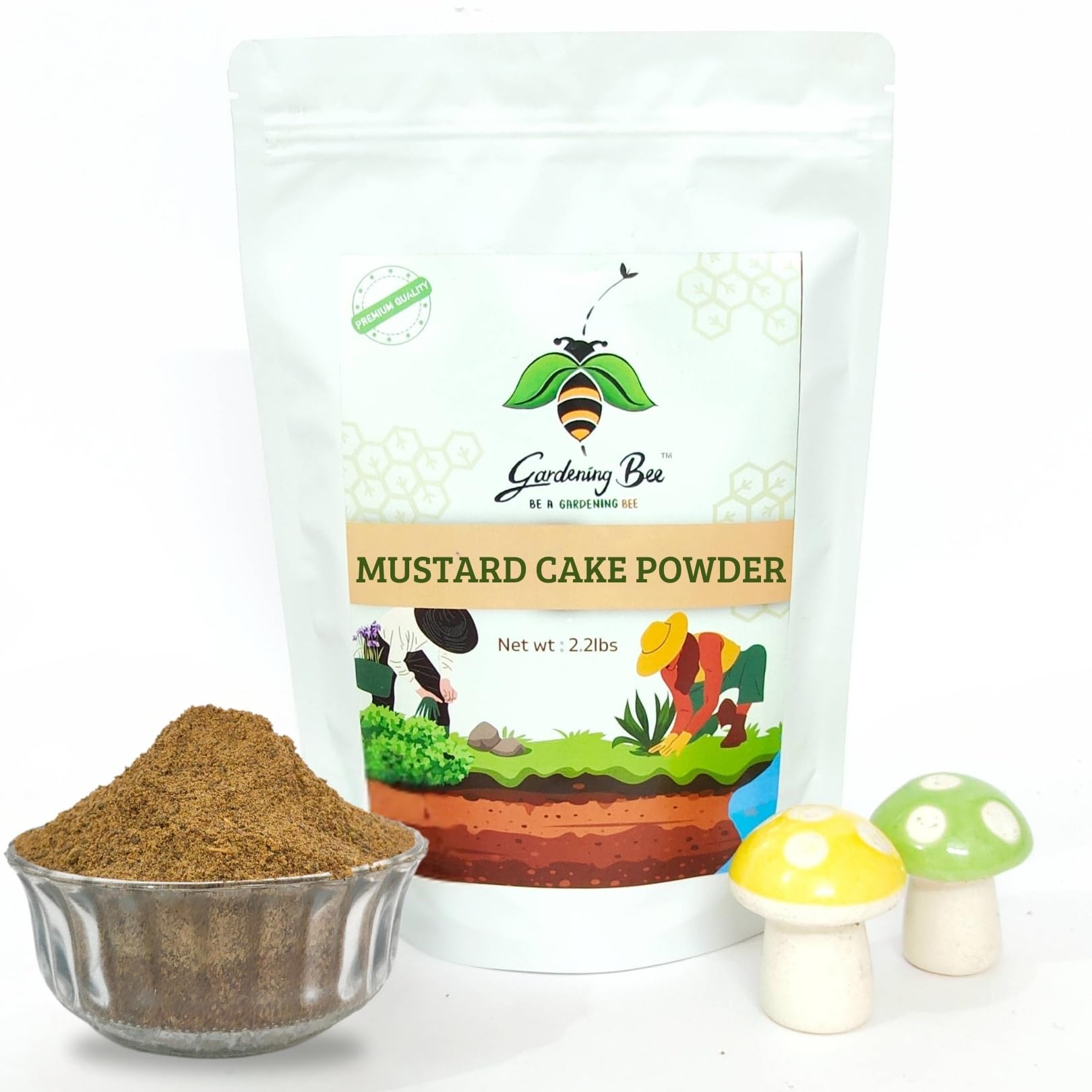 Mustard Oil Cake Powder (900 G), Powdered Fresh Sarso Ki Khali Powder, Organic Manure for Plant, Home, Potted Plants, Terrace Garden, Contains Min 6% Oil, Fine Grinded (900 gram)-image-49