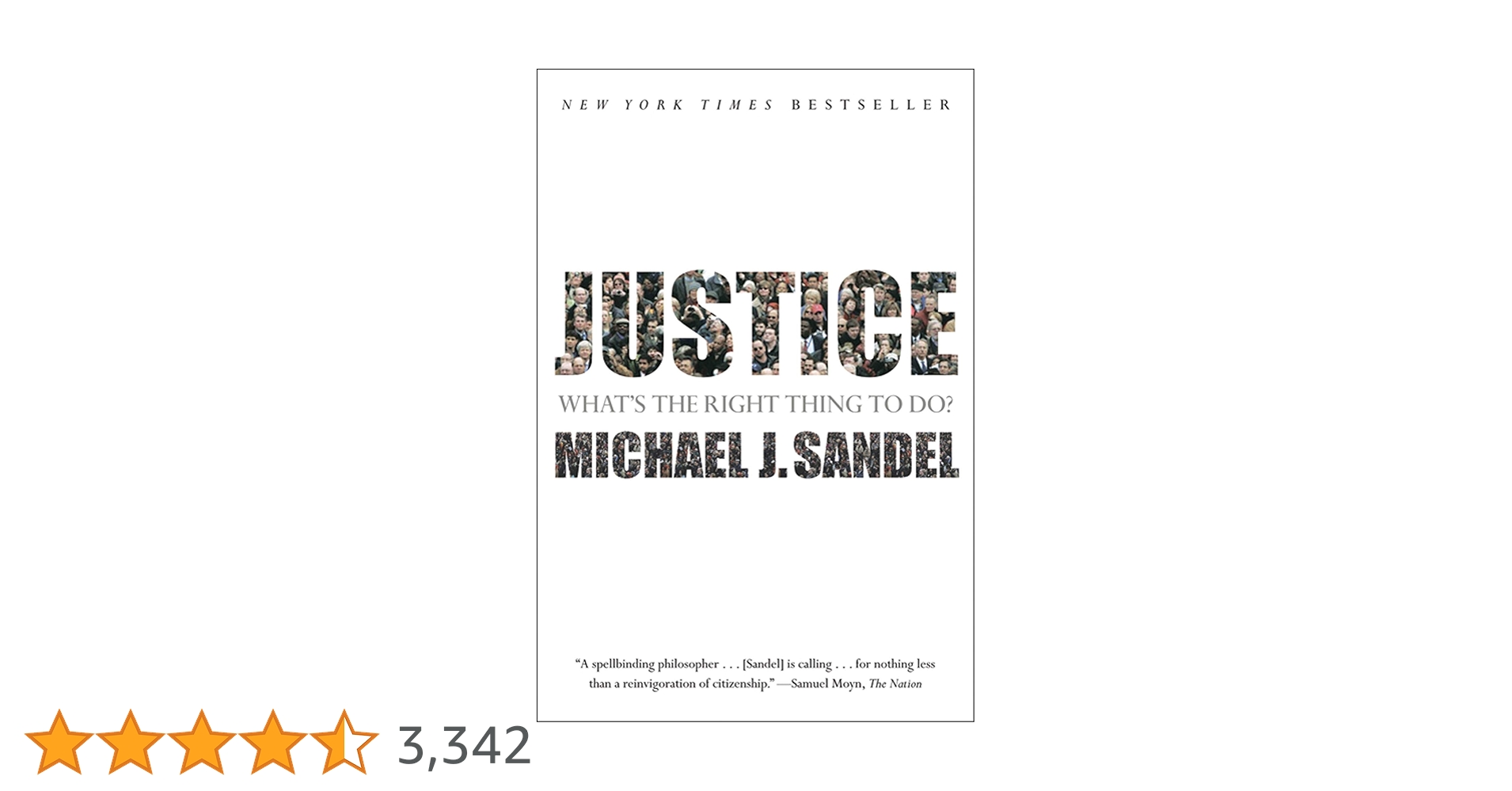 Amazon | Justice: What's the Right Thing to Do? | Sandel, Michael