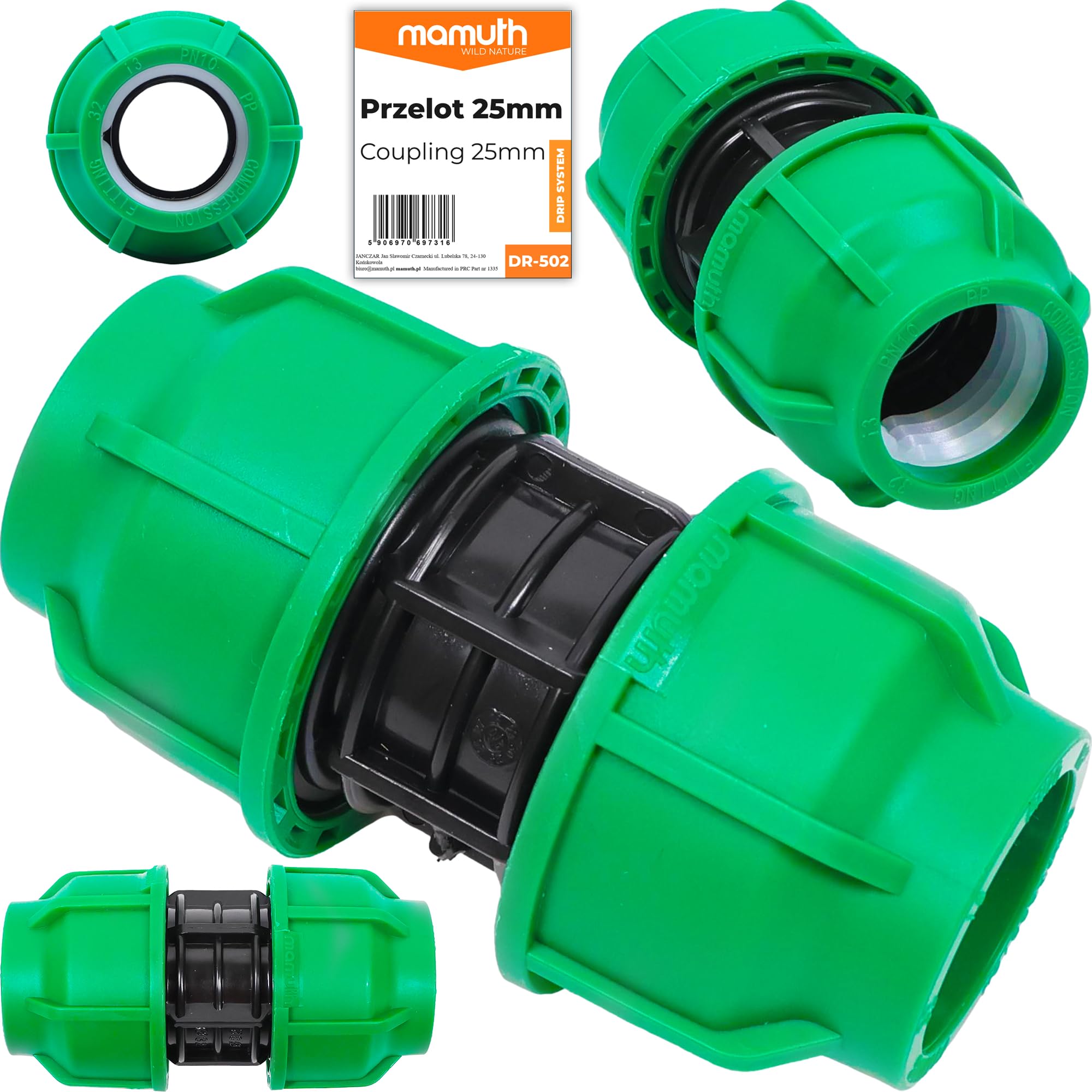 Mamuth Wild Nature 25 Mm Pe Connection Clamp For Irrigation Systems Mamouth