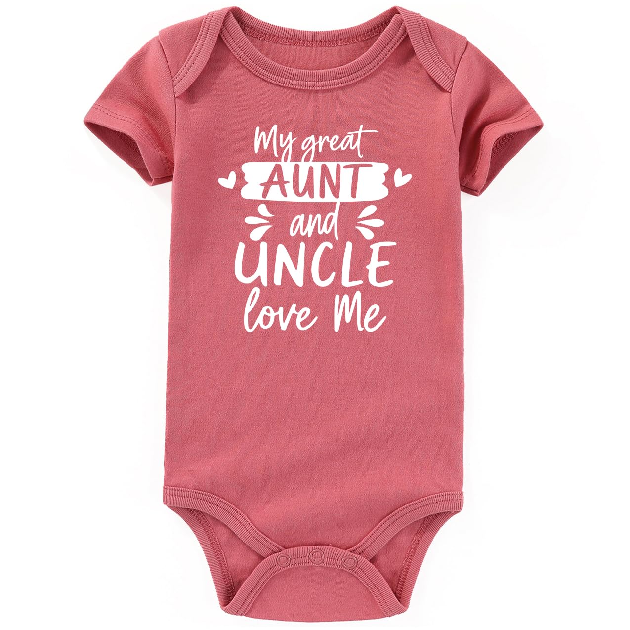 AIZFFZY My great Aunt and uncle love me Baby Clothes Aunties newborn Bodysuits auntie girl outfits