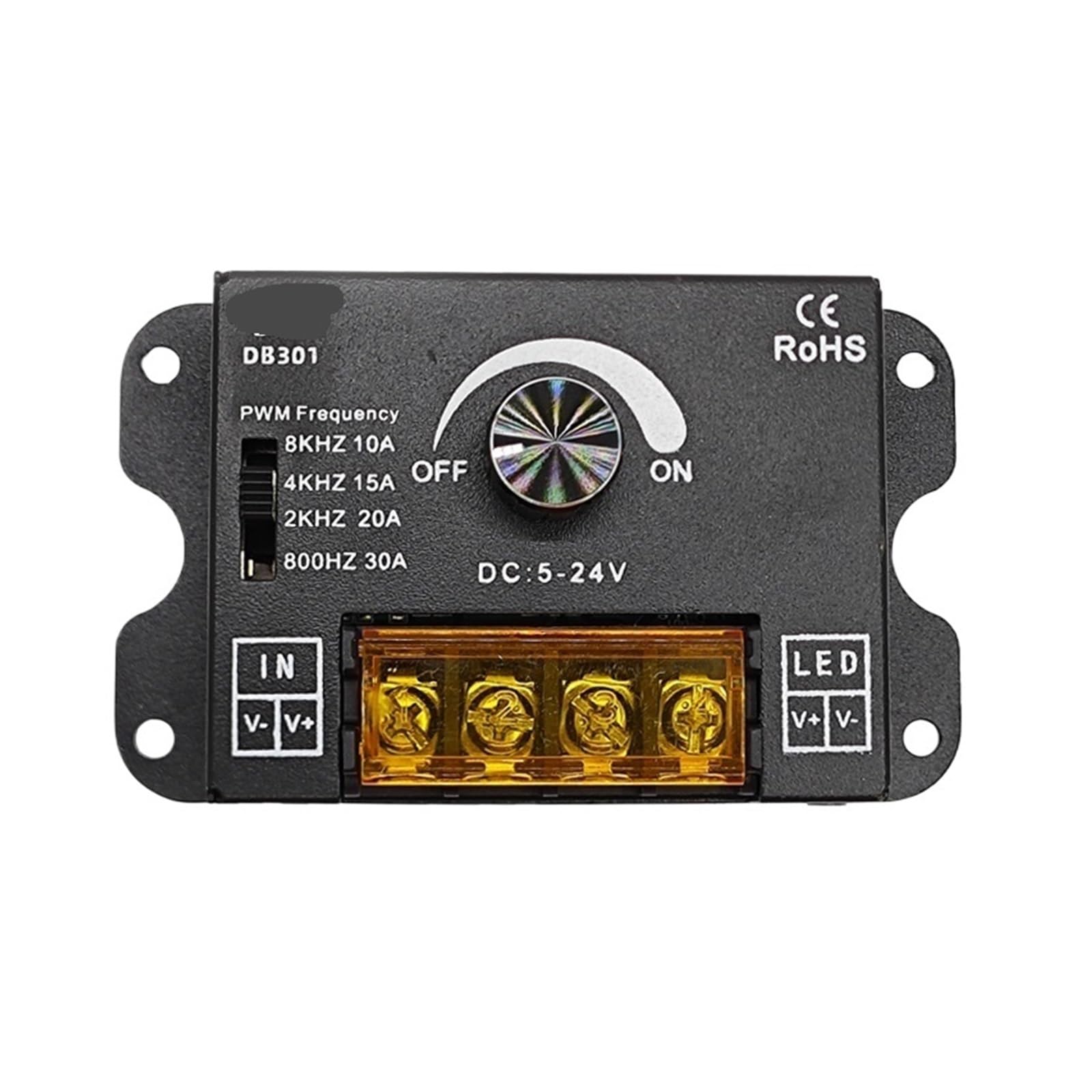 Regulador de voltaje constante LED DC 5V 12V 24V monocolor regulable