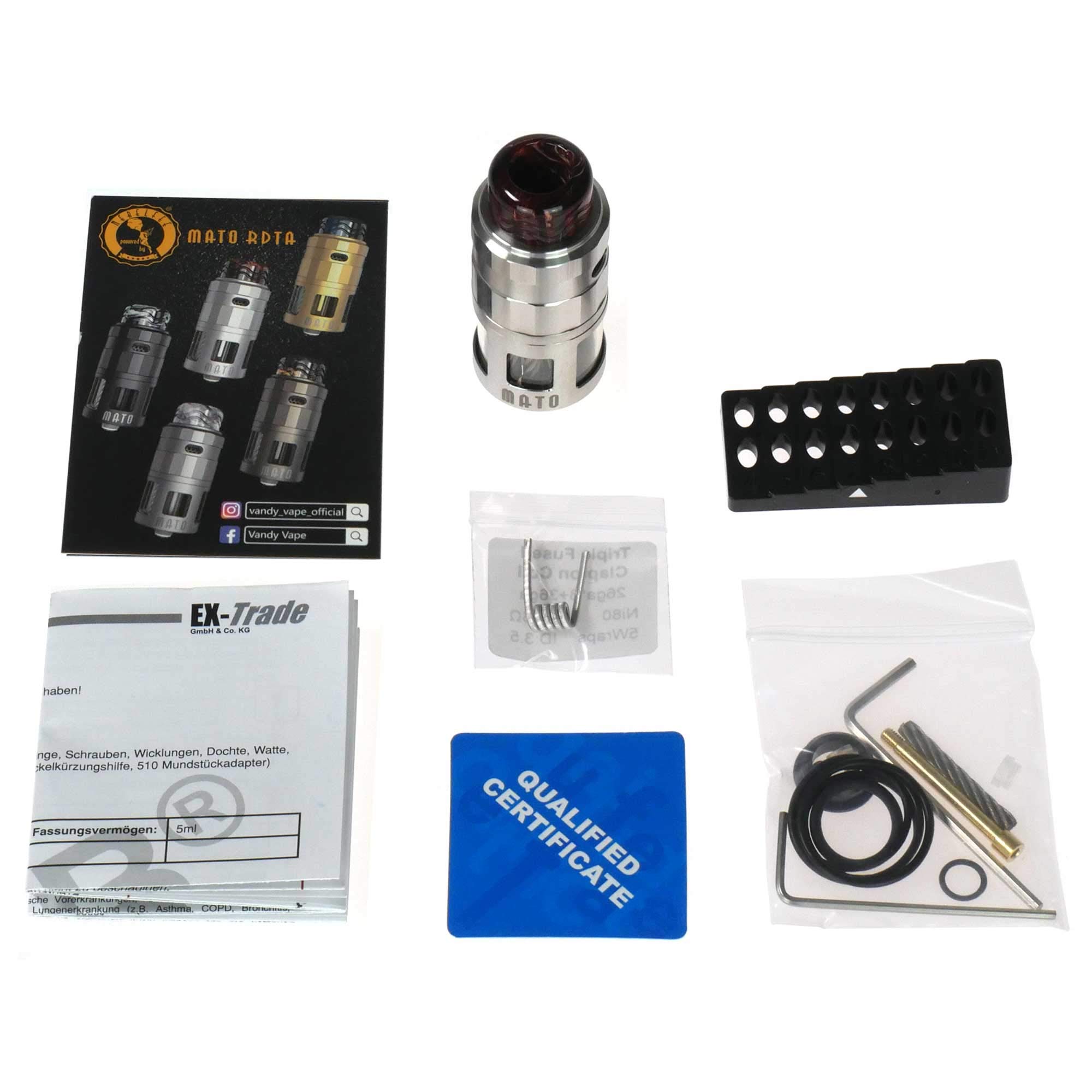 hello synix 30000 vape Vandy Vape Mato RDTA Selbstwickler Verdampfer schwarz: Amazon.de:  Elektronik & Foto