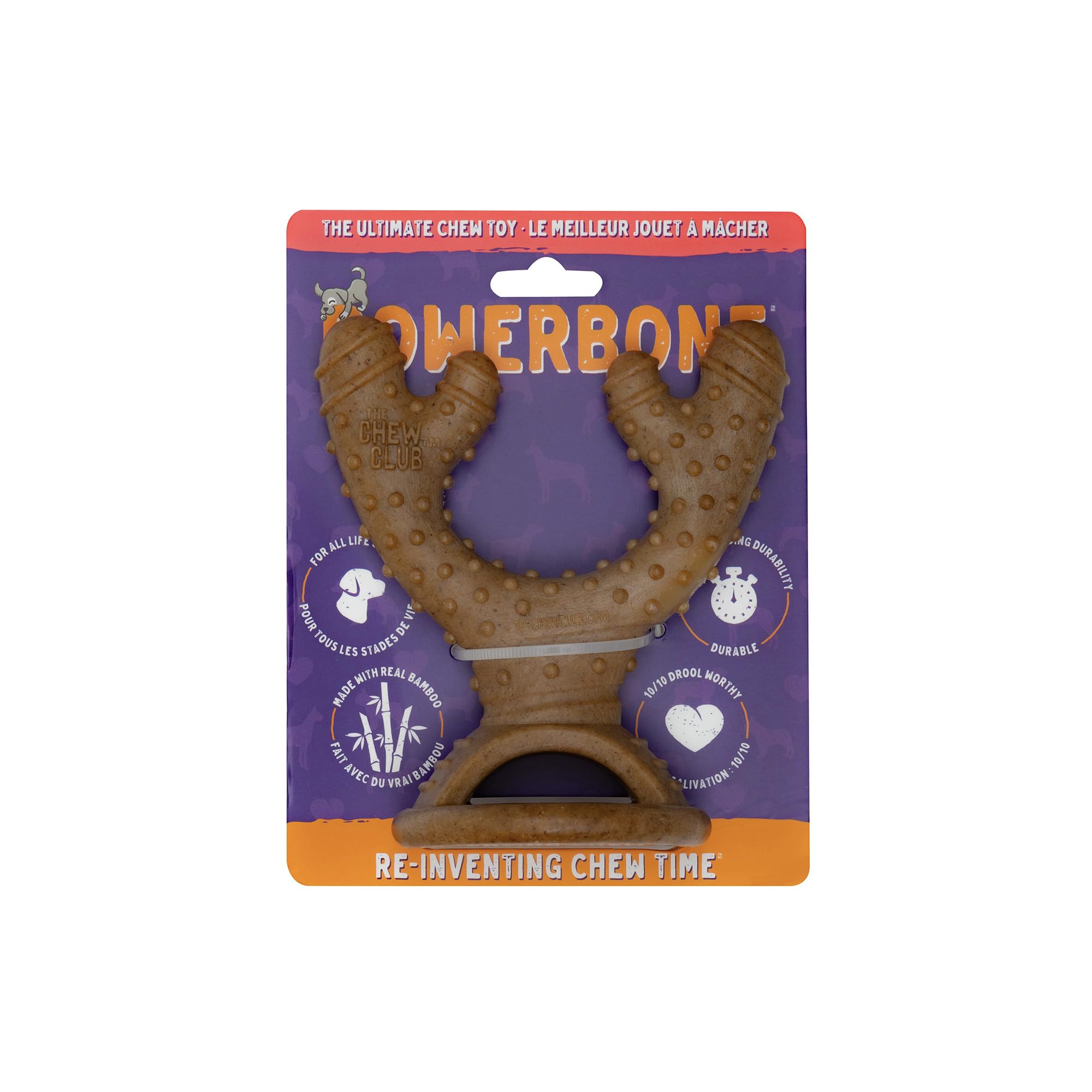 Powerbone Antler 5.5'' Chew Toy for Dogs