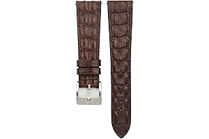 A Luxurious Touch: Alligator Double Hornback Leather Watch Bands with Quick Release