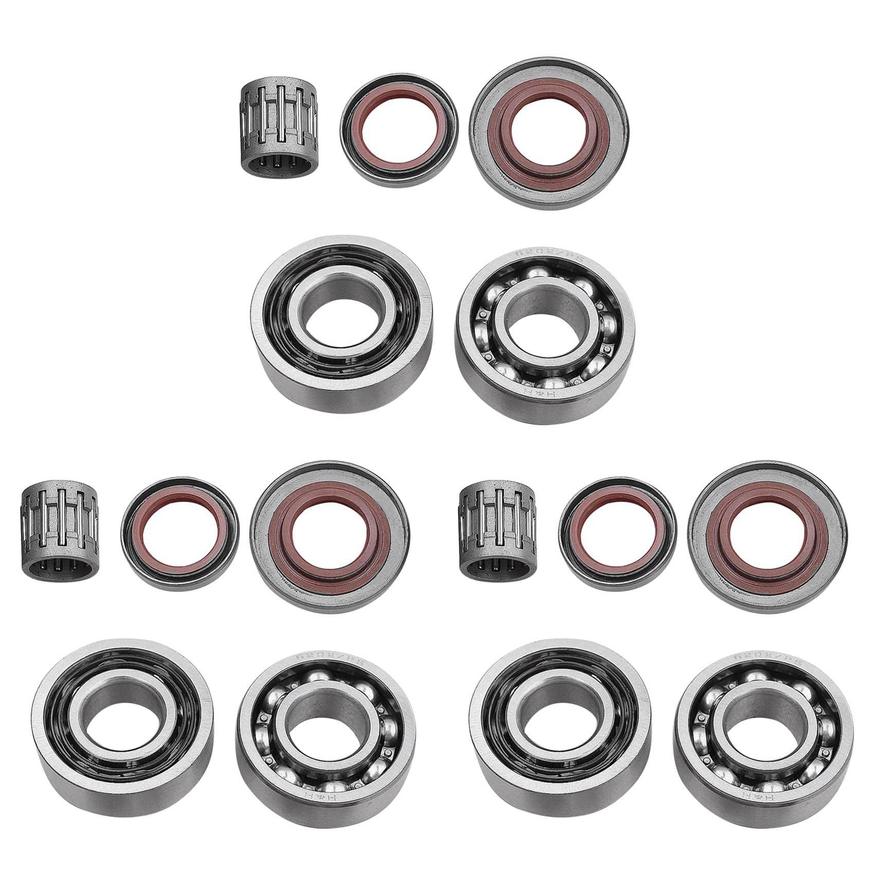 Jnchdghwa Silver 3X Crankshaft Crank Bearing Oil Seals Kit For Ms361 Ms 361 9503-003-4266 9503-003-0354
