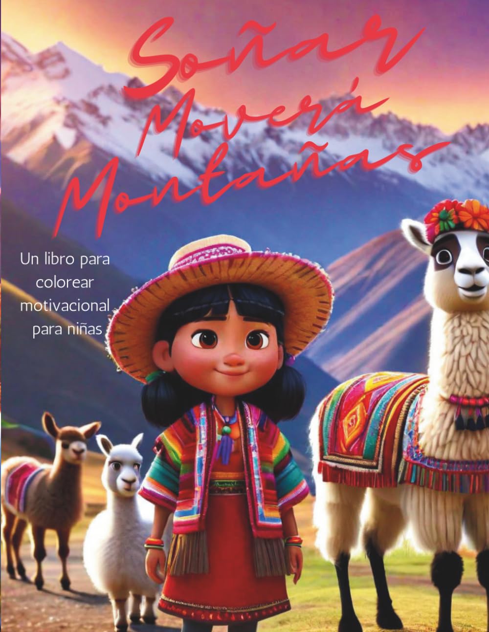 Soñar Moverá Montañas: Un Libro para Colorear Motivacional para Niñas
